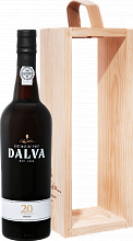 Портвейн Dalva Porto 20 years old C. Da Silva (Подарочная упаковка)