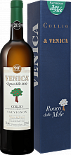 Вино Ronco delle Mele Sauvignon Collio DOC Venica & Venica (Подарочная упаковка)