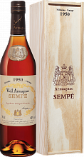 Арманьяк Sempe Vieil Armagnac 1950 (Подарочная упаковка)