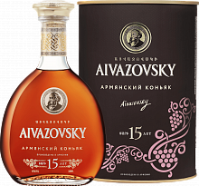 Коньяк Aivazovsky Old Armenian Brandy 15 Y.O. (Подарочная упаковка)