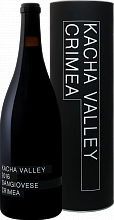 Вино Kacha Valley Sangiovese Crimea Satera (Подарочная упаковка)