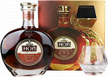 Коньяк Gift Case, NOY Classic 7 y.o. plus one glass