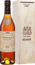 Арманьяк Sempe Vieil Armagnac 1988 (Подарочная упаковка)