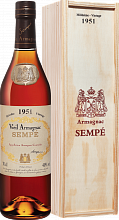 Арманьяк Sempe Vieil Armagnac 1951 (Подарочная упаковка)
