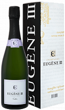 Шампанское Eugene III Tradition Brut Champagne АOC Coopérative Vinicole de la Région de Baroville (Подарочная упаковка)