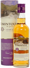 Виски Tomintoul Speyside Glenlivet Single Malt Scotch Whisky 10 YO (Подарочная упаковка)