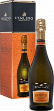 Игристое вино Perlino Prosecco DOC (Подарочная упаковка)