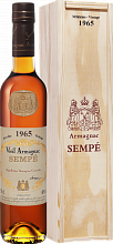 Арманьяк Sempe Vieil Armagnac 1965 (Подарочная упаковка)